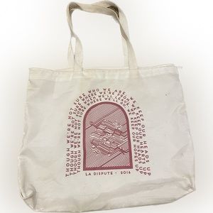 La Dispute Limited Run Lyric Zip Tote/Shoulder Bag